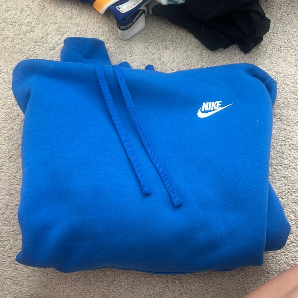 Nike Blue Athletic Crew Neck Sweater